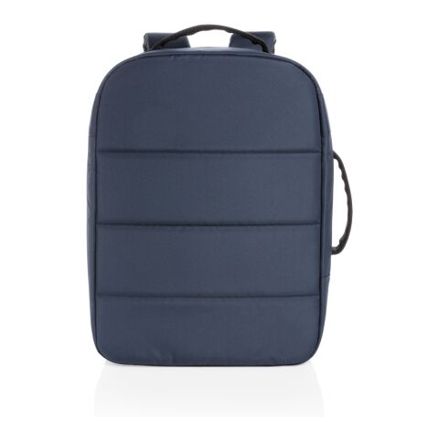 Impact AWARE™ RPET Anti-Diebstahl 15,6&quot; Laptop-Rucksack marineblau | ohne Werbeanbringung | Nicht verfügbar | Nicht verfügbar