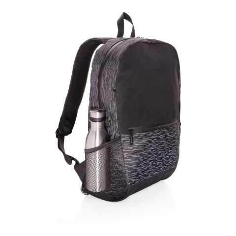 Reflektierender RPET Laptop-Rucksack mit AWARE™ Tracer schwarz | ohne Werbeanbringung | Nicht verfügbar | Nicht verfügbar | Nicht verfügbar
