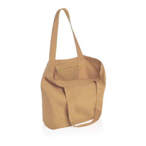 Impact Aware™ 240g/m² rcCanvas Shopper + Tasche, ungefärbt braun | ohne Werbeanbringung | Nicht verfügbar | Nicht verfügbar | Nicht verfügbar