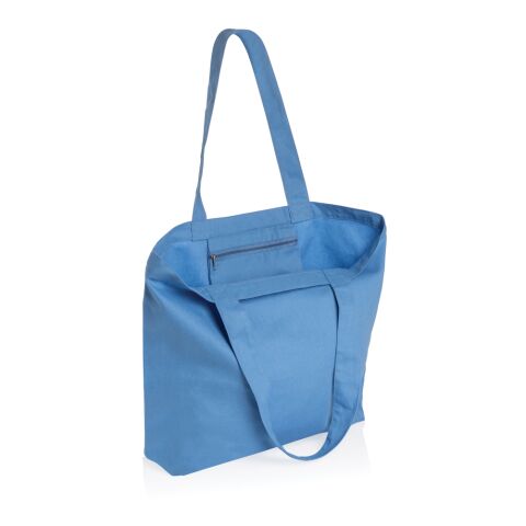 Impact Aware™ 240g/m² rCanvas Shopper mit Tasche Ruhiges Blau | ohne Werbeanbringung | Nicht verfügbar | Nicht verfügbar | Nicht verfügbar