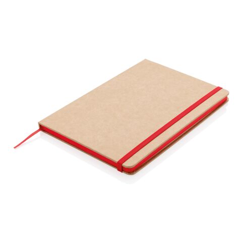 Nachhaltiges A5 Notizbuch rot | ohne Werbeanbringung | Nicht verfügbar | Nicht verfügbar