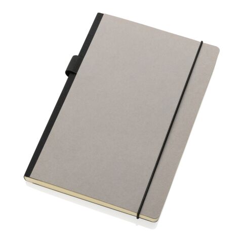A5 FSC® Deluxe Hardcover Notizbuch grau | ohne Werbeanbringung | Nicht verfügbar | Nicht verfügbar