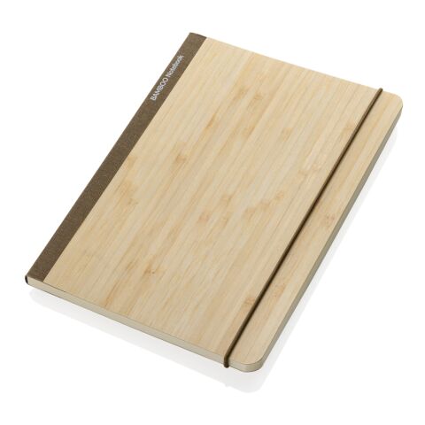 Scribe A5 Notibuch aus FSC Bambus braun | ohne Werbeanbringung | Nicht verfügbar | Nicht verfügbar