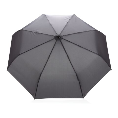 21&quot; Impact AWARE™ RPET 190T Bambus-Schirm autom. open/close grau | ohne Werbeanbringung | Nicht verfügbar | Nicht verfügbar