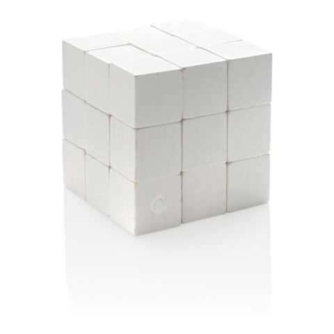 Denkspiel aus Holz in Canvas-Tasche weiß | ohne Werbeanbringung | Nicht verfügbar | Nicht verfügbar