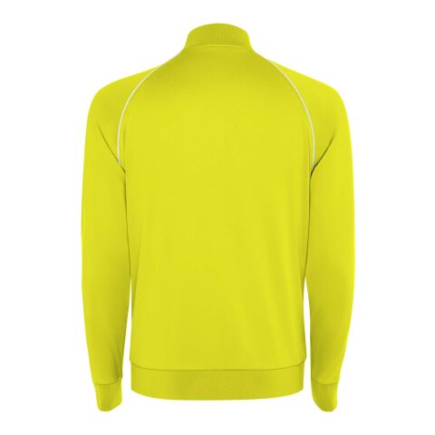Valier Herren Sweatshirt mit durchgehendem Reißverschluss Fluor Yellow | XXL