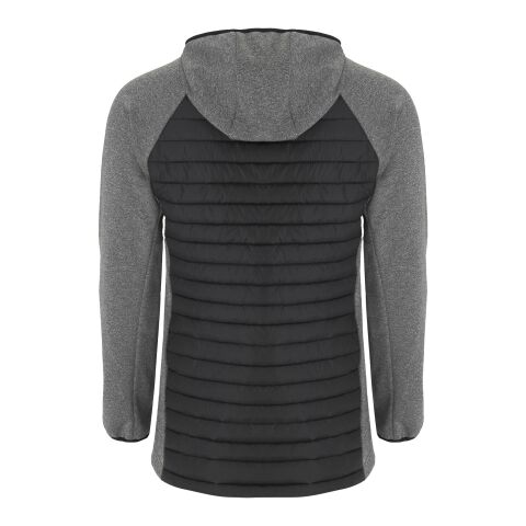 Minsk Hybrid Thermojacke Unisex Standard | schwarz-heather schwarz | XL | ohne Werbeanbringung | Nicht verfügbar | Nicht verfügbar