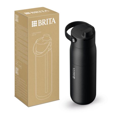 BRITA LARQ Essential Wasserflasche 680ml schwarz