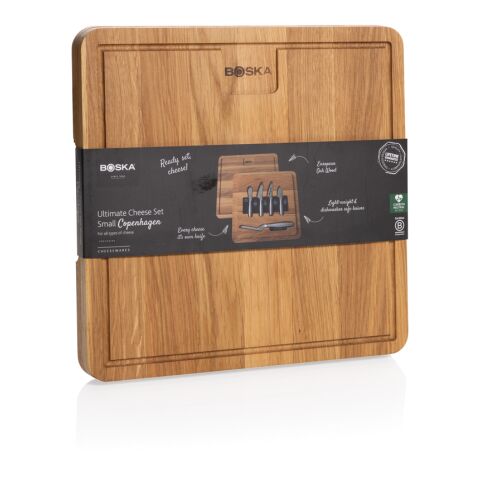 BOSKA Ultimate Cheese Set Small Copenhagen braun-Stahl