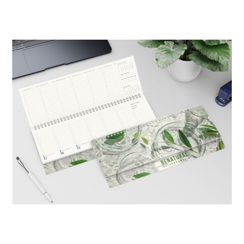 Tisch-Querkalender Compact RECYCLING 1 Woche = 2 Seiten 8–20 Uhr 304 × 135 mm | Nicht verfügbar | Nicht verfügbar | Nicht verfügbar | Nicht verfügbar | Naturkarton-Softcover