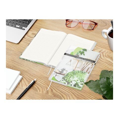 Notizbuch Note-Book RECYCLING Ecken spitz Papier-Hardcover individuell bedruckt recyceltes Papier matt | Winkelkaro