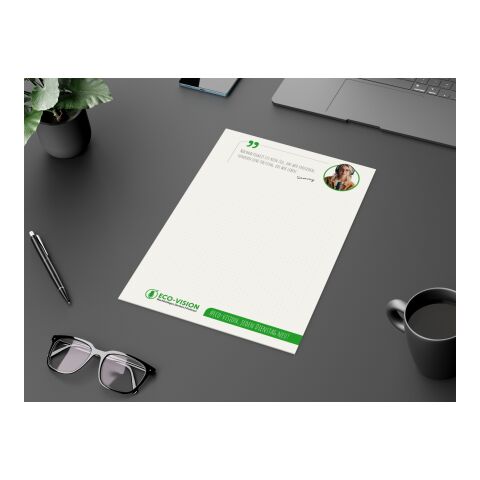 Schreibblock RECYCLING Seiten individuell gestaltbar DIN A4 | ohne Werbeanbringung | 25.0 | DIN A4 / ohne