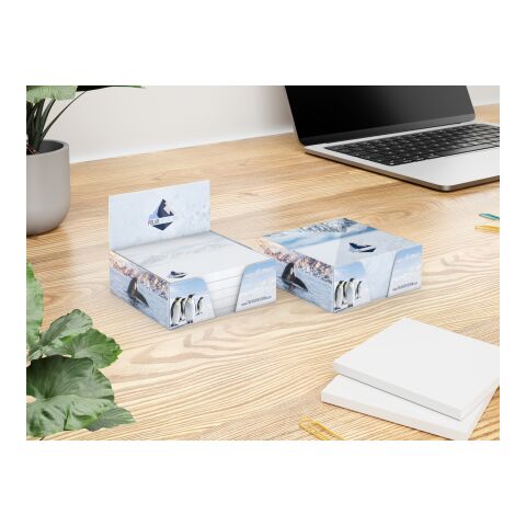 Haftnotiz-Box Pop-Up-Box Haftnotizblöcke weiß Karton-Box individuell bedruckt 4C-Quality | ohne Werbeanbringung | 250.0 | individuell