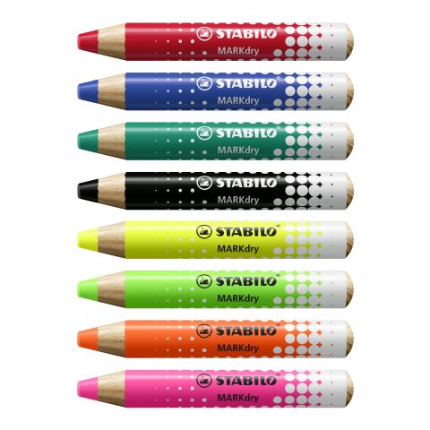 STABILO MARKdry Whiteboard-Marker 2er-Set 4c-Digitaldruck