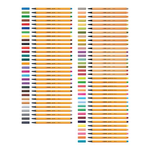 STABILO point 88 6er-Set Fineliner ohne Werbeanbringung