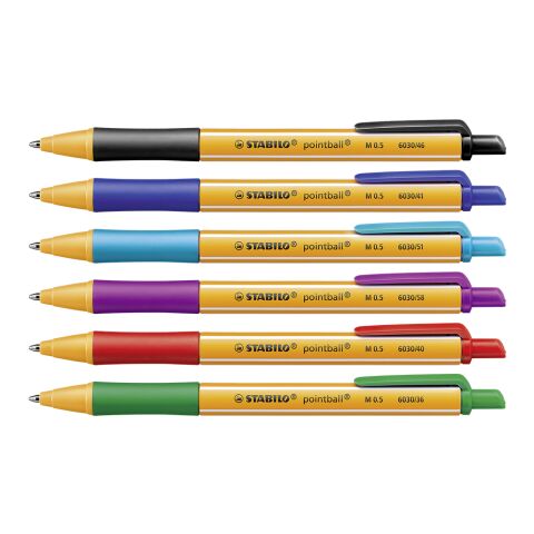 STABILO pointball Kugelschreiber grün | 1-farbiger Tampondruck