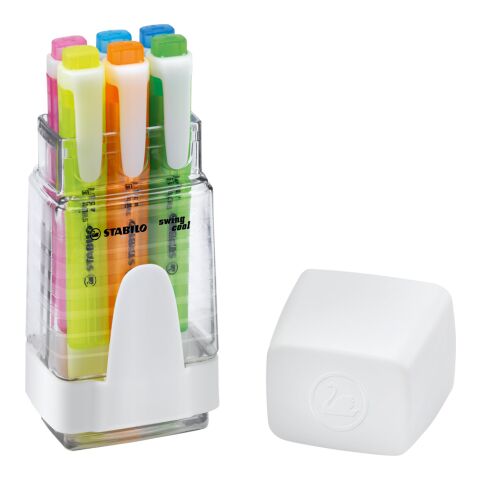 STABILO swing cool 6er Box Leuchtmarkierer 1-farbiger Tampondruck