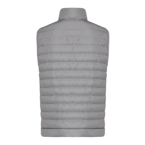 IQONIQ Meru Herren Bodywarmer aus recyceltem Polyester Silbergrau | S | ohne Werbeanbringung | Nicht verfügbar | Nicht verfügbar | Nicht verfügbar