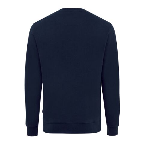 Iqoniq Zion Rundhals-Sweater aus recycelter Baumwolle navy blau | M | ohne Werbeanbringung | Nicht verfügbar | Nicht verfügbar | Nicht verfügbar