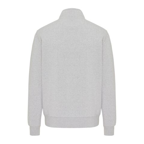 IQONIQ Elgon Quarter-Zip-Sweater aus rec. Baumwolle ungefärbte helles Grau | 4XL | ohne Werbeanbringung | Nicht verfügbar | Nicht verfügbar | Nicht verfügbar