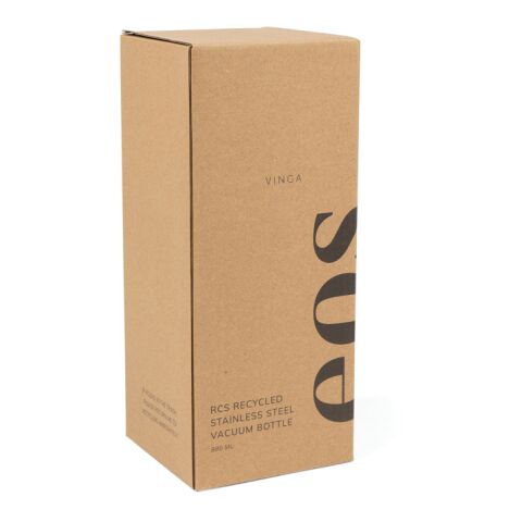 VINGA Eos Trek 880ml Flasche aus RCS rec. Stainless-Steel weiß-anthrazit | ohne Werbeanbringung | Nicht verfügbar | Nicht verfügbar