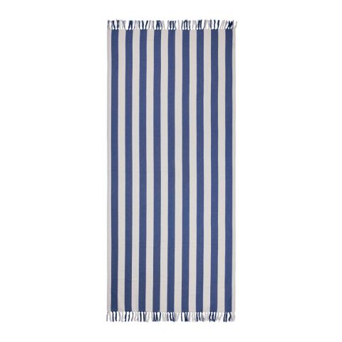 VINGA Ornos GRS Hamamtuch aus Baumwolle blau-weiß | ohne Werbeanbringung | Nicht verfügbar | Nicht verfügbar | Nicht verfügbar