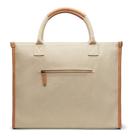 VINGA Bosler Büro-Tasche aus RCS recyceltem Canvas braun | ohne Werbeanbringung | Nicht verfügbar | Nicht verfügbar