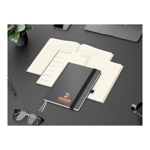 Wochenkalender links + Notizen rechts Vision-Hybrid EXPRESS Kunstleder-Hardcover Anthrazit | DIN A5 | ohne Werbeanbringung