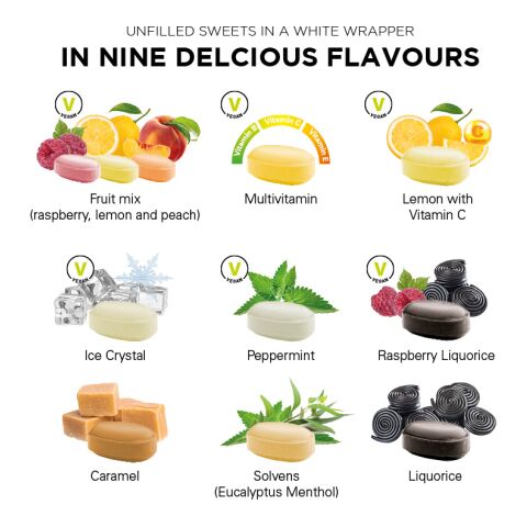 Bonbon ungefüllt 4c Euroskala - Bonbon | Pfefferminz Bonbon