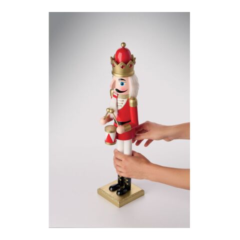 Große Nussknacker-Figur rot
