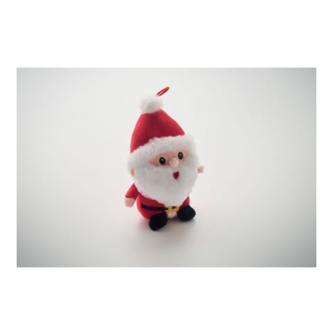 Plüsch-Weihnachtsmann rot