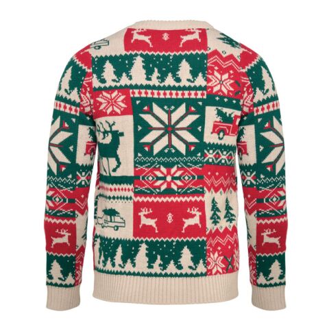 Weihnachtspullover L-XL beige