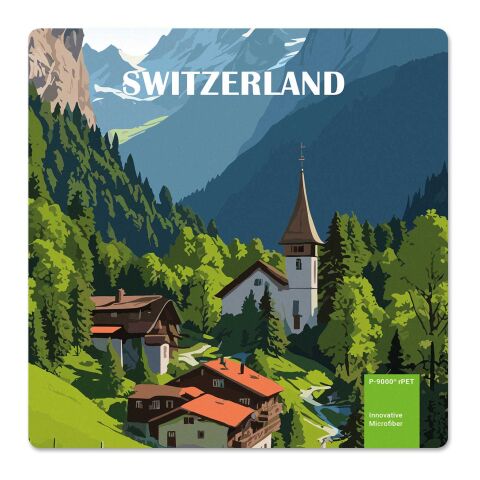 POLYCLEAN rPET Displaytuch im Pergaminbeutel, All-Inclusive-Paket  ohne Werbeanbringung | 18 x 18 cm