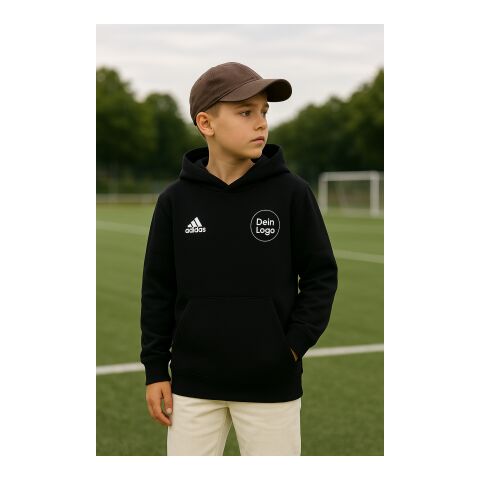 adidas Entrada Hoody  YOUTH schwarz | 128.0 | ohne Werbeanbringung | DTF | ohne Werbeanbringung