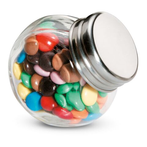 Schokolinsen im Glasspender KC bunt | ohne Werbeanbringung | Nicht verfügbar | Nicht verfügbar | Nicht verfügbar
