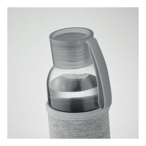 Flasche recyceltes Glas 500 ml dunkelgrau