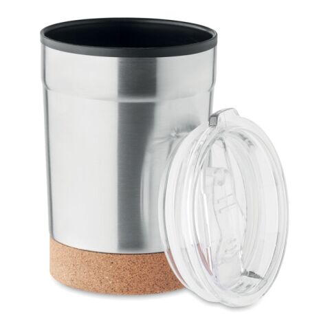 Doppelwandiger Becher 300ml mattsilber | ohne Werbeanbringung | Nicht verfügbar | Nicht verfügbar | Nicht verfügbar