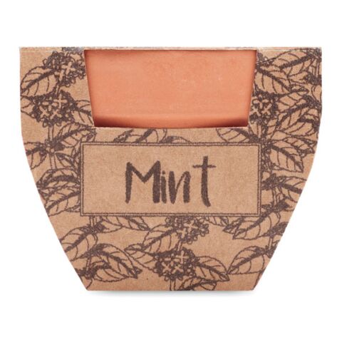 Terrakotta-Topf Minze holzfarben | ohne Werbeanbringung | Nicht verfügbar | Nicht verfügbar | Nicht verfügbar