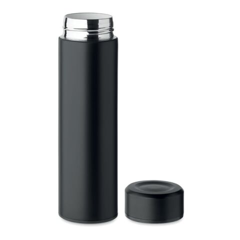 Doppelwandige Flasche 420 ml schwarz | ohne Werbeanbringung | Nicht verfügbar | Nicht verfügbar | Nicht verfügbar