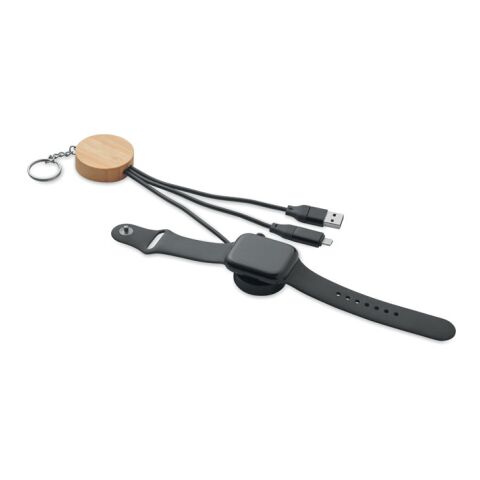 Schlüsselring 4in1 Kabel 60W schwarz | ohne Werbeanbringung | Nicht verfügbar | Nicht verfügbar | Nicht verfügbar