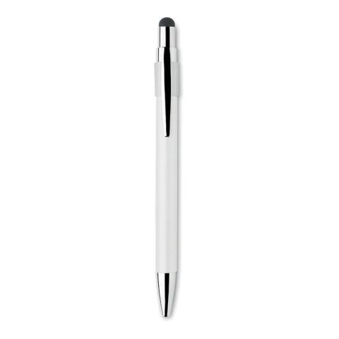 Druckkugelschreiber mit Stylus transparent