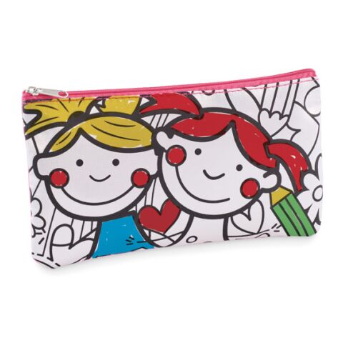 Schlampermäppchen mit Stiften pink | ohne Werbeanbringung | Nicht verfügbar | Nicht verfügbar | Nicht verfügbar