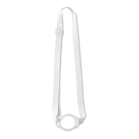 Lanyard mit Getränkehalter weiß