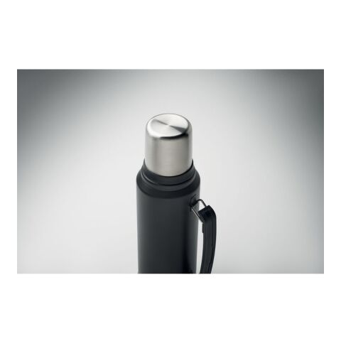 Doppelwandige Flasche 1L schwarz | ohne Werbeanbringung | Nicht verfügbar | Nicht verfügbar | Nicht verfügbar