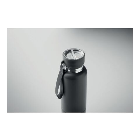Doppelwandige Flasche 500ml schwarz | ohne Werbeanbringung | Nicht verfügbar | Nicht verfügbar | Nicht verfügbar
