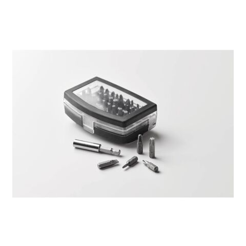 Schraubendreher-Bit-Set schwarz | ohne Werbeanbringung | Nicht verfügbar | Nicht verfügbar | Nicht verfügbar