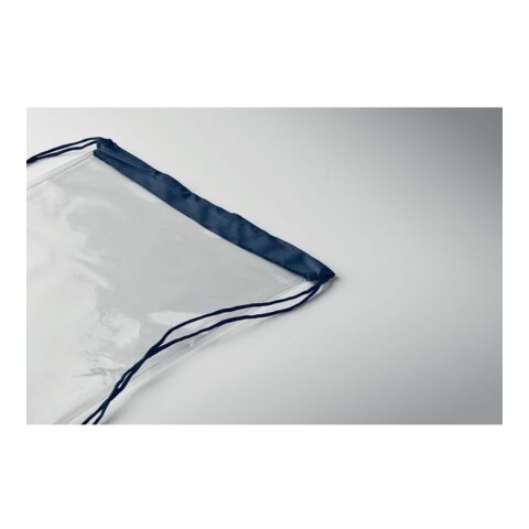 Transparenter Kordelzugbeutel marineblau | ohne Werbeanbringung | Nicht verfügbar | Nicht verfügbar