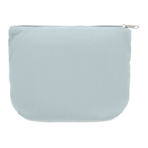 Kosmetiktasche Kord-Polyester himmelblau | ohne Werbeanbringung | Nicht verfügbar | Nicht verfügbar | Nicht verfügbar
