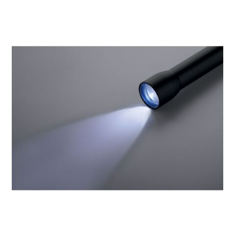 Wiederaufladbare Taschenlampe schwarz | ohne Werbeanbringung | Nicht verfügbar | Nicht verfügbar