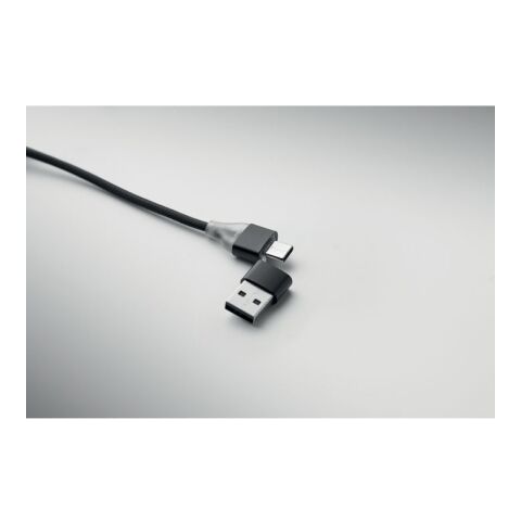 3in1 Ladekabel schwarz